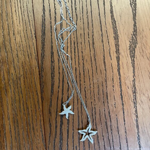 Swarovski Starfish double-strand necklace - Picture 2 of 3